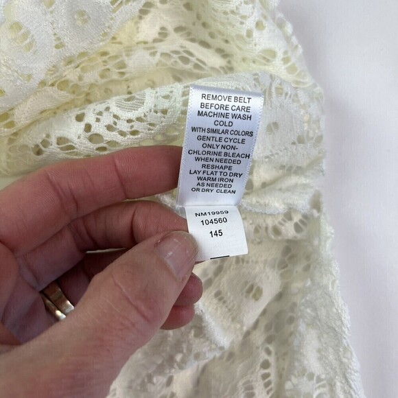 Neiman Marcus Sheer Lace Slip Maxi Dress size 4 Slip Whimsigoth Fairy sheer Boho - Picture 13 of 13